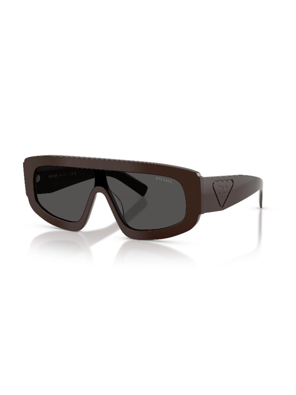 New Prada Men's Sunglasses Brown Lens Acetate Frame PR D10S 27I50P 0